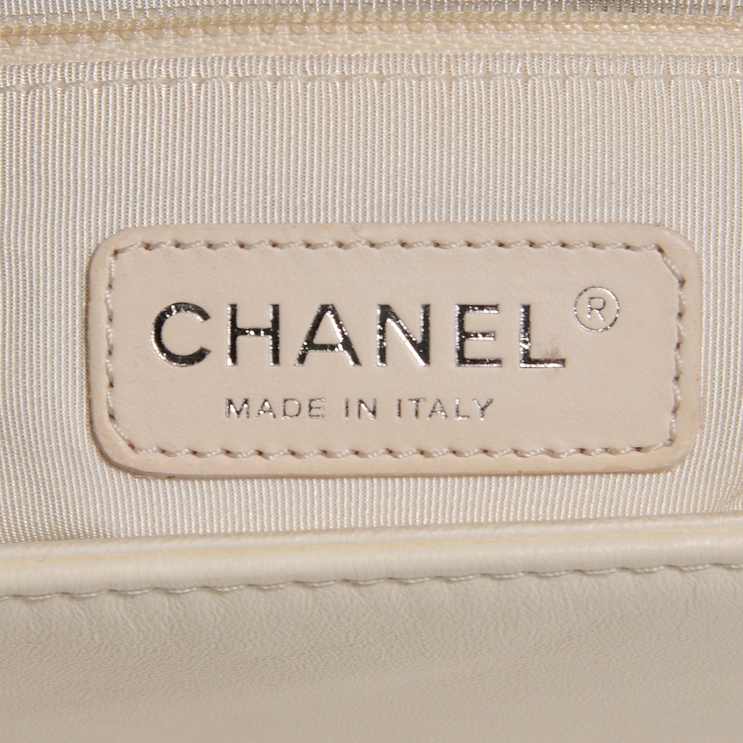 Chanel Lambskin Quilted Large Boy Flap Black White 6 of 8