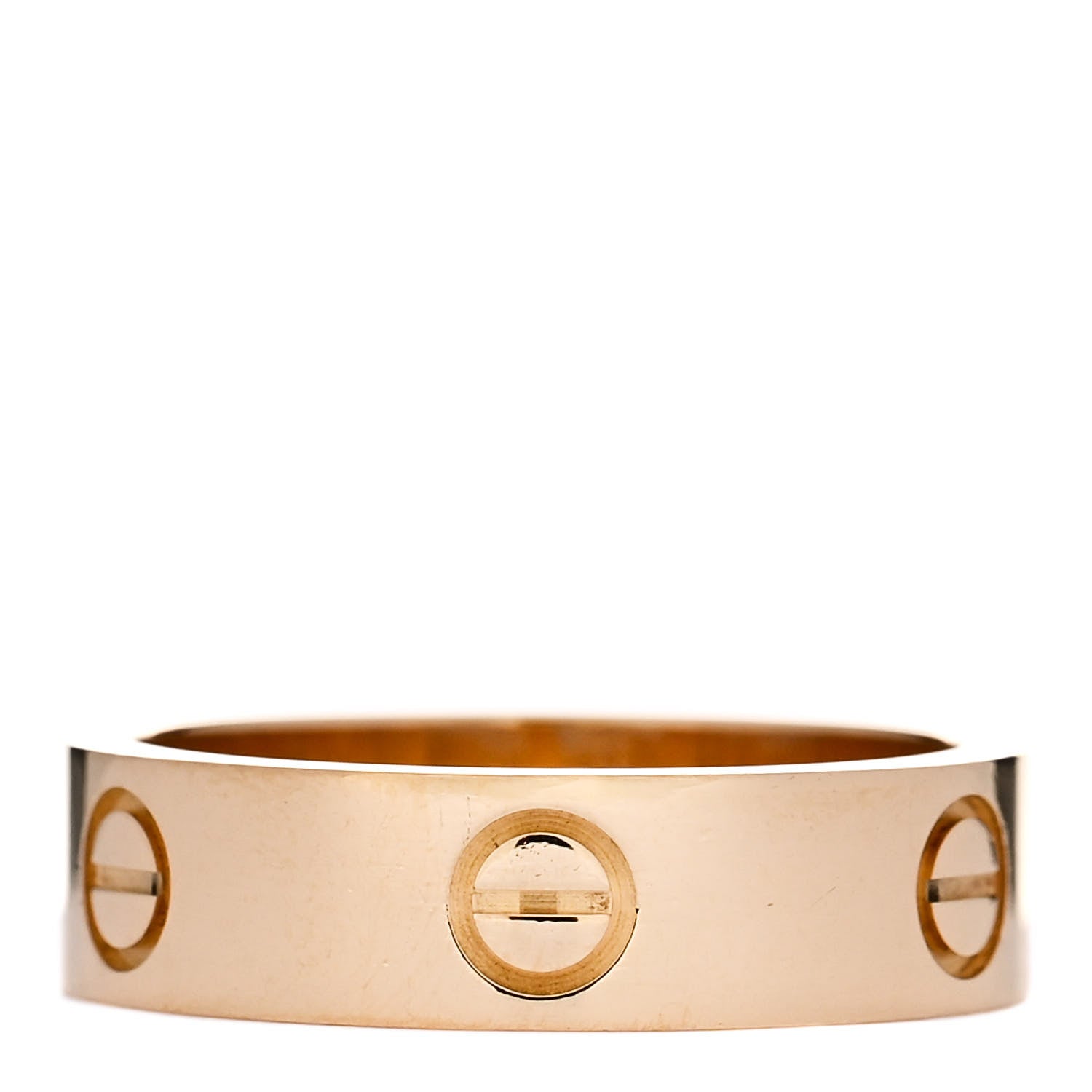 Cartier 18K Yellow Gold 5.5mm LOVE Ring 56 7.5 3 of 6