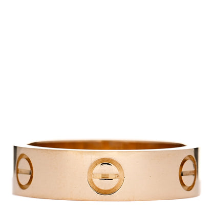 Cartier 18K Yellow Gold 5.5mm LOVE Ring 56 7.5 3 of 6