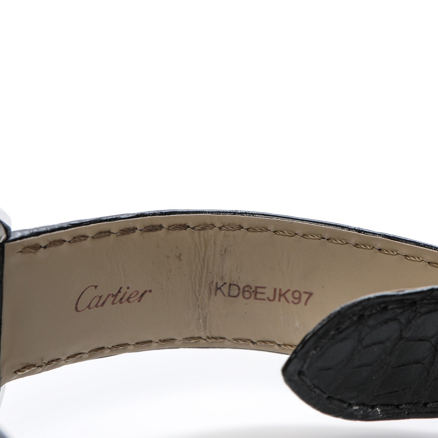 Cartier Stainless Steel Alligator 40mm Cle De Cartier Automatic Watch 8 of 9