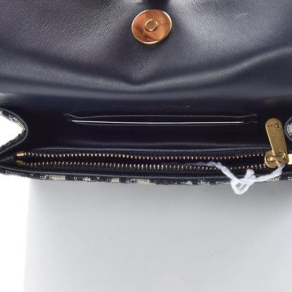 Christian Dior Oblique Saddle Belt Bag Blue 8 of 12