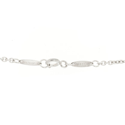 Tiffany Sterling Silver Cultured Pearl 7.5-8mm Elsa Peretti Open Heart Lariat Necklace 4 of 6