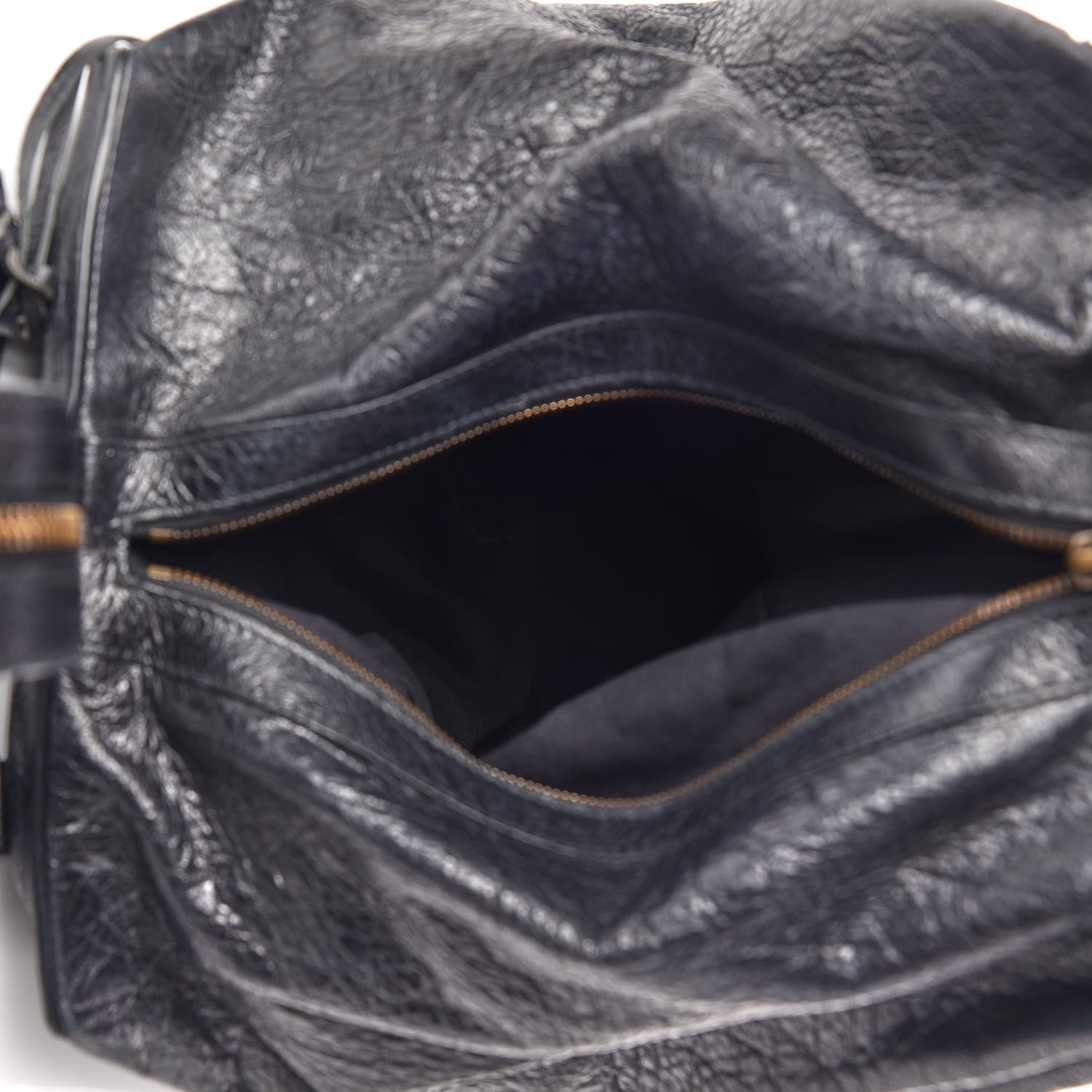 Balenciaga Agneau Classic Hardware Zip Traveler Backpack Black 7 of 9