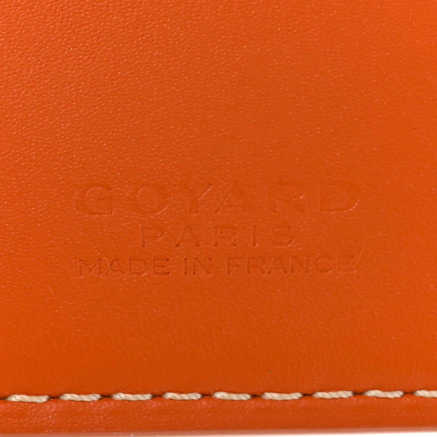 Goyardine Saint Pierre Card Holder Orange
