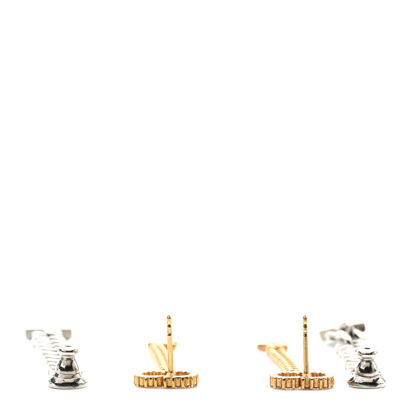 Crystal Star Charm Drop Earrings Antique Gold