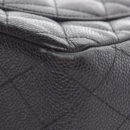 Chanel Caviar Quilted Jumbo Single Flap Black 11 of 13