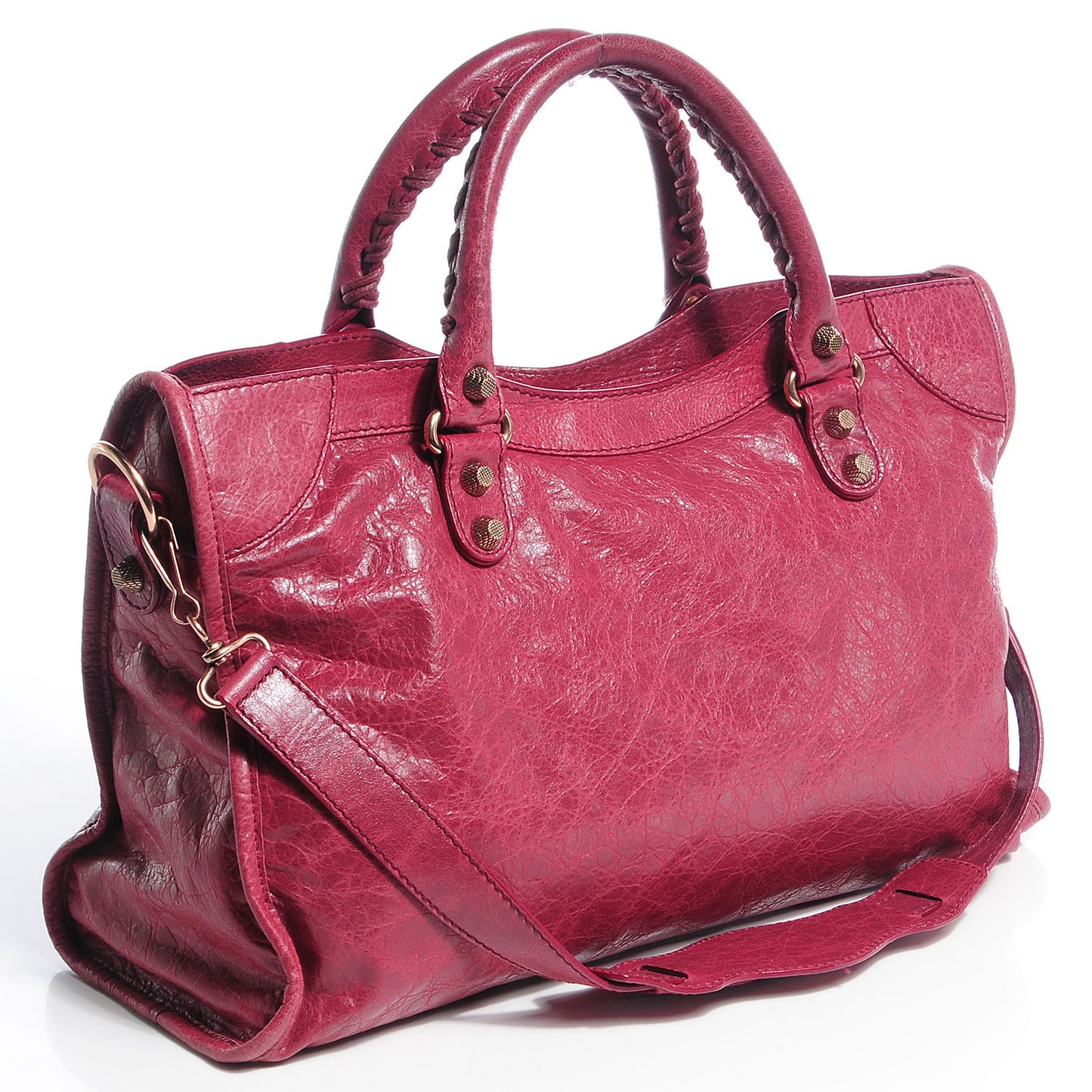 Agneau Giant 12 Rose Gold Hardware City Cassis