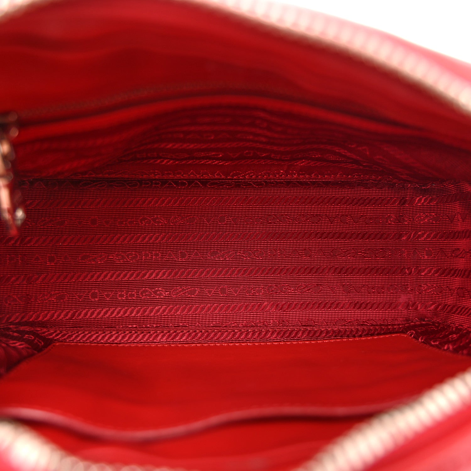 Prada Soft Calfskin Diagramme Camera Bag Rosso 5 of 13