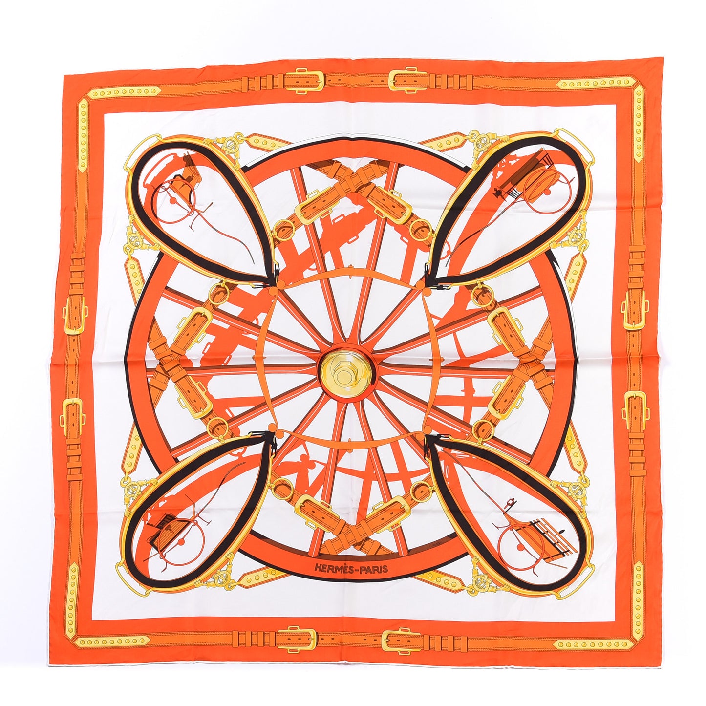 Silk En Roue Libre Scarf 90