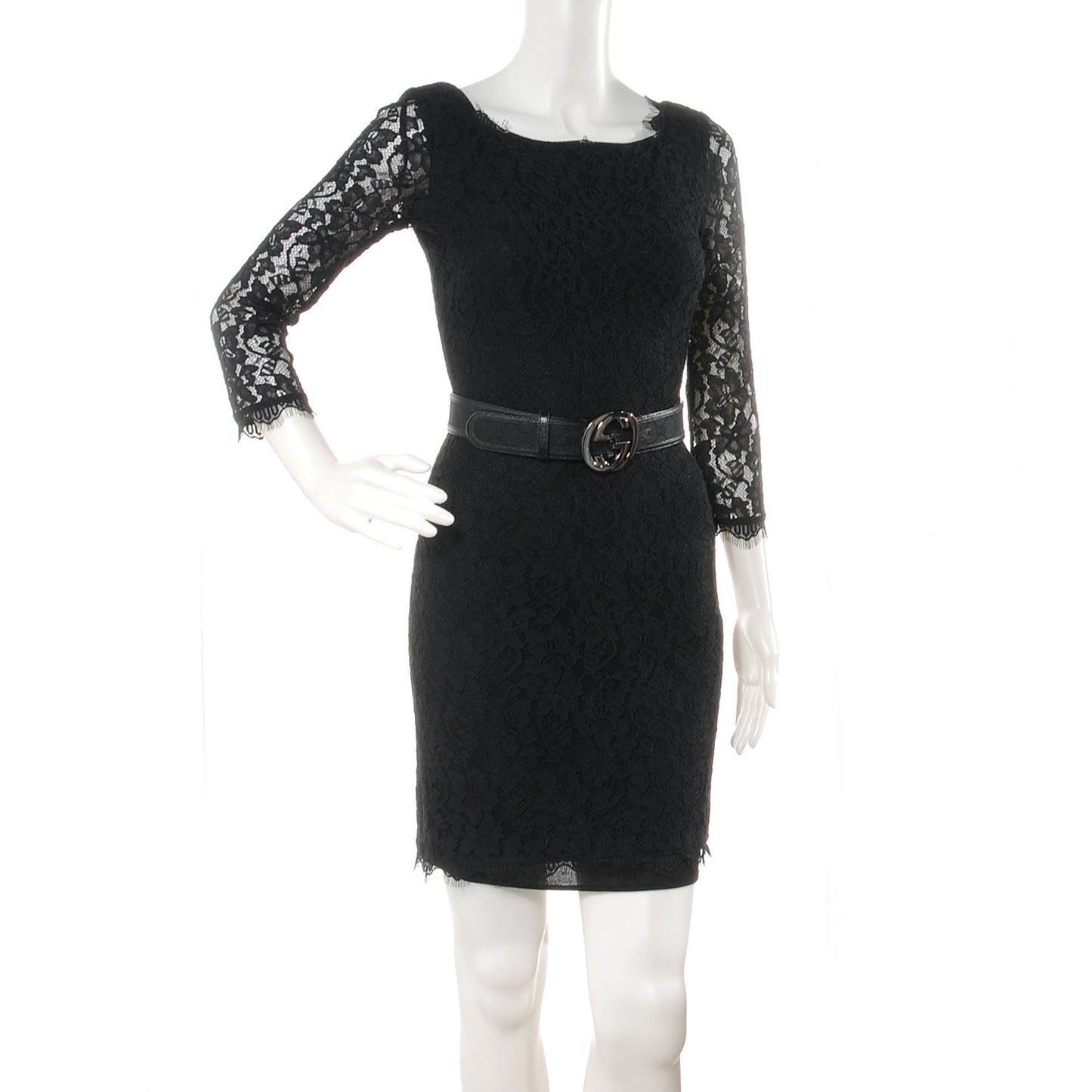 Monogram Interlocking G Belt 80 32 Black