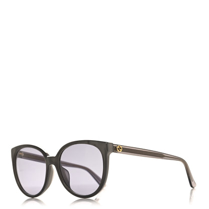 Gucci Acetate Round Frame Sunglasses GG3835/F Grey Pearl 1 of 7
