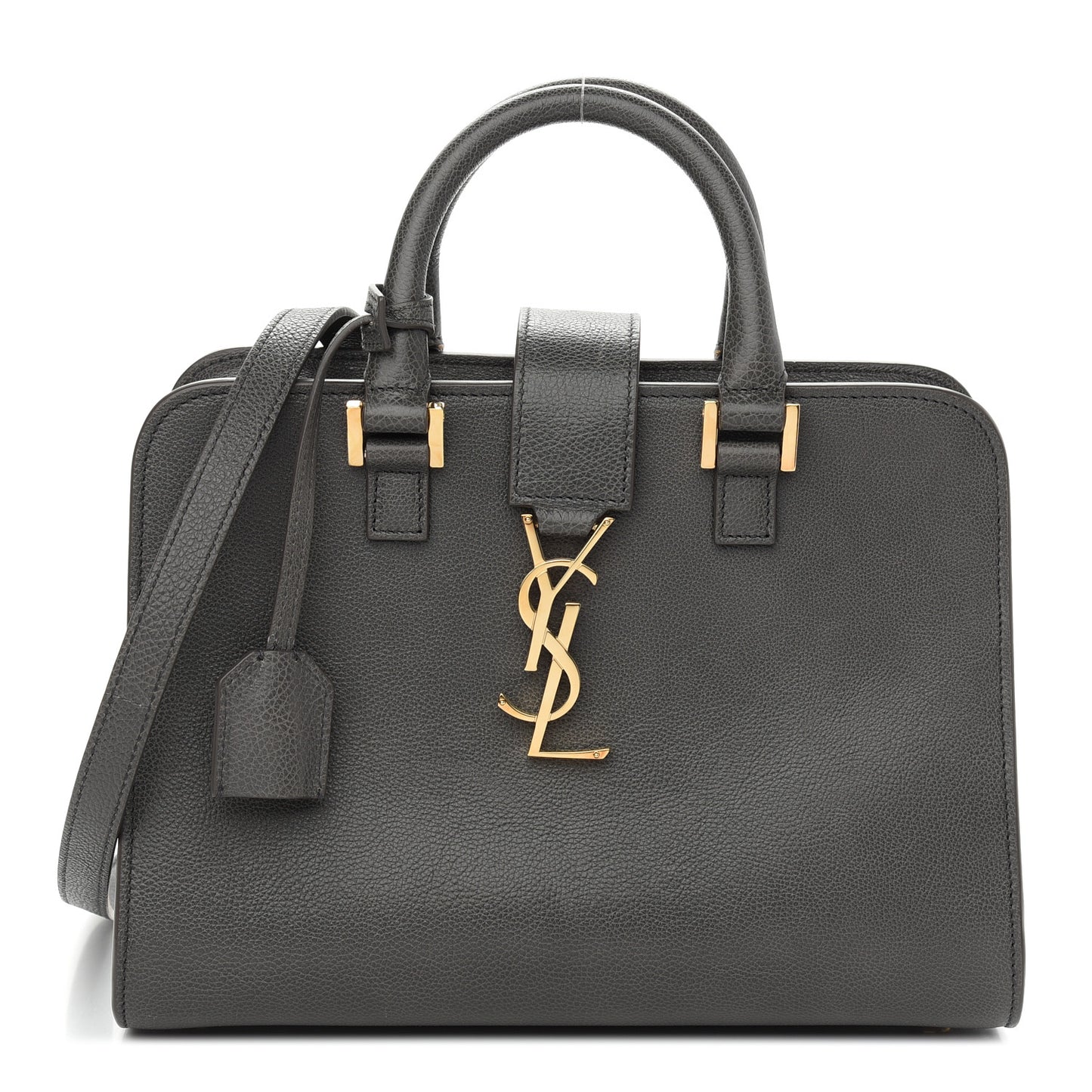 Calfskin Small Monogram Cabas Grey