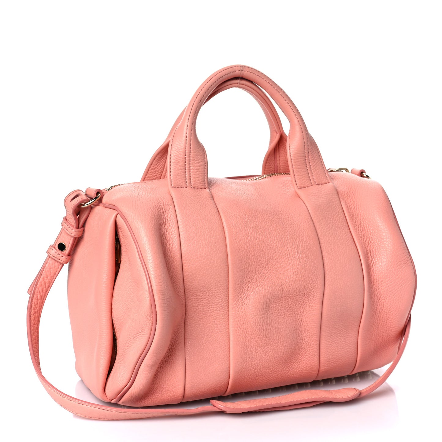 Pebbled Lambskin Rocco Nectar Gold Hardware