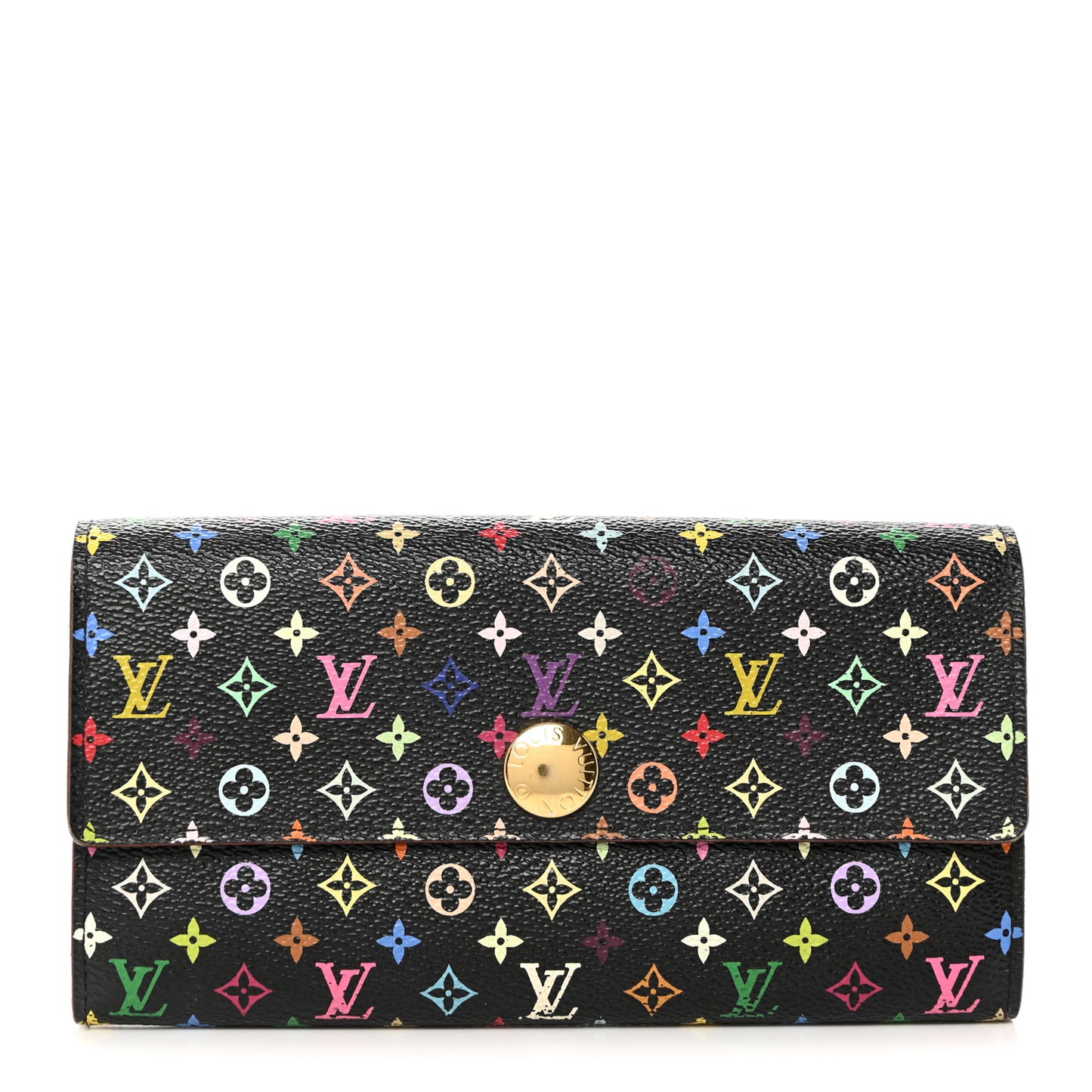 Monogram Multicolor Sarah Wallet Black Grenade