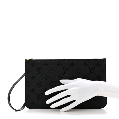 Louis Vuitton X UF Monogram Neverfull MM GM Pochette Black 2 of 7