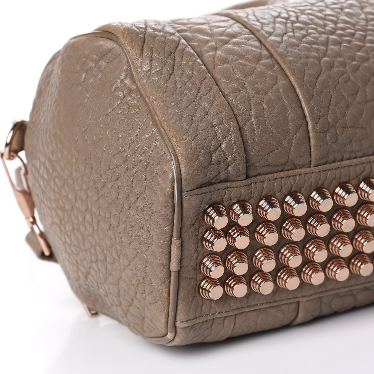Alexander Wang Pebbled Lambskin Rockie Latte Rose Gold Hardware 7 of 13