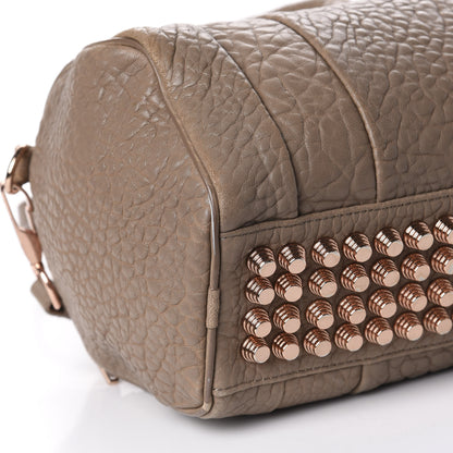 Alexander Wang Pebbled Lambskin Rockie Latte Rose Gold Hardware 7 of 13