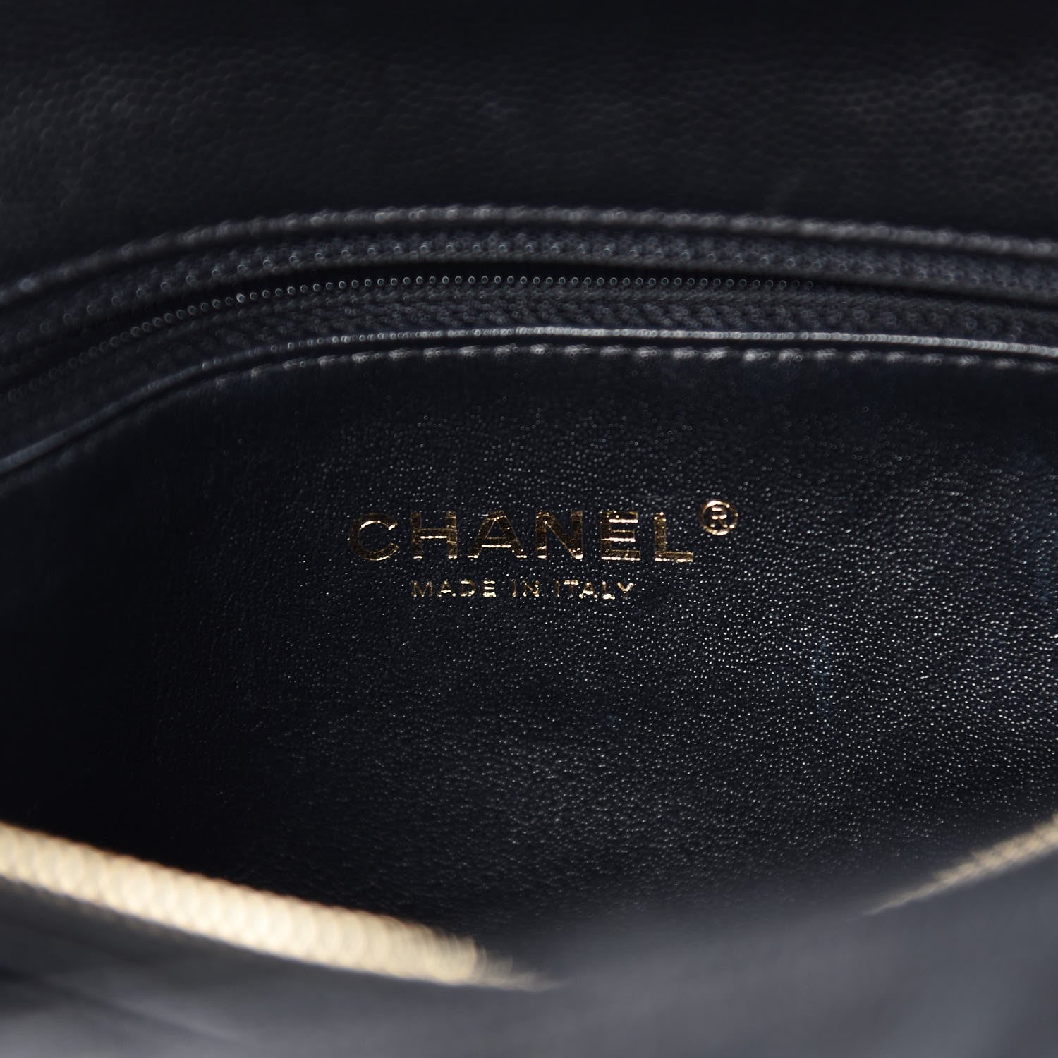 Chanel Caviar Lizard Quilted Small Coco Handle Flap Black 6 of 9