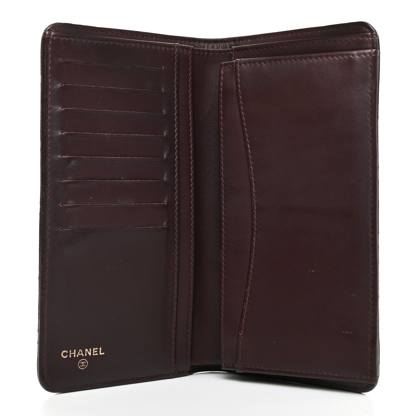 Caviar Quilted Yen Wallet Black