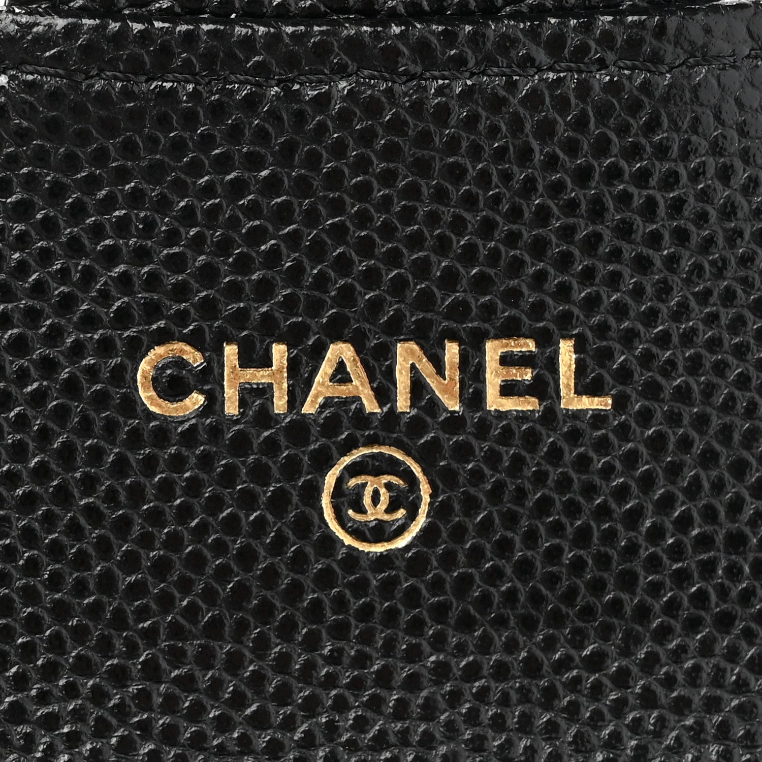 Chanel Caviar Quilted Flap Card Holder On Chain Black 6 of 13