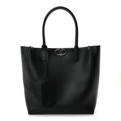Valentino Garavani Calfskin Vlogo Medium Locker Tote Black 1 of 9