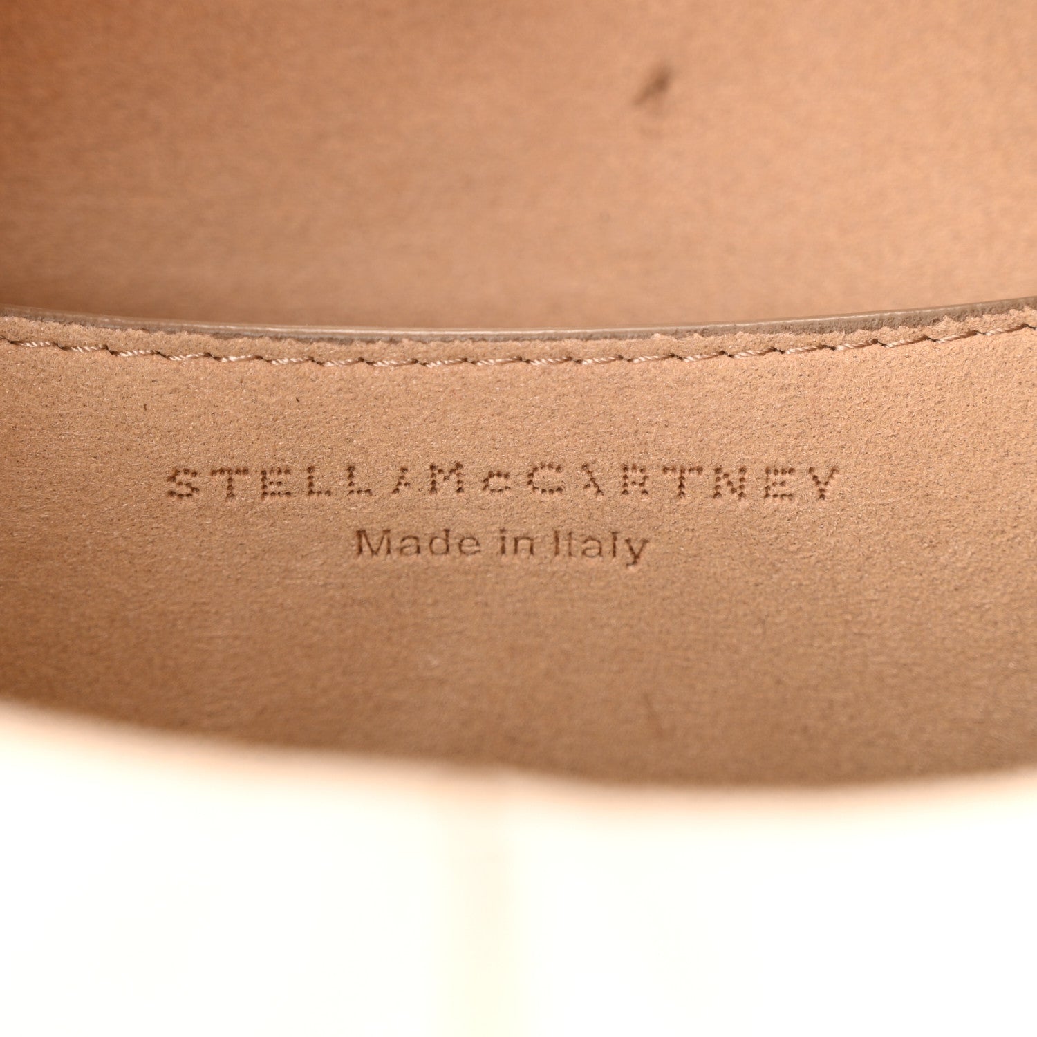 Stella McCartney Eco Alter Nappa Frayme Small Zipit Shoulder Bag Pure White 6 of 14