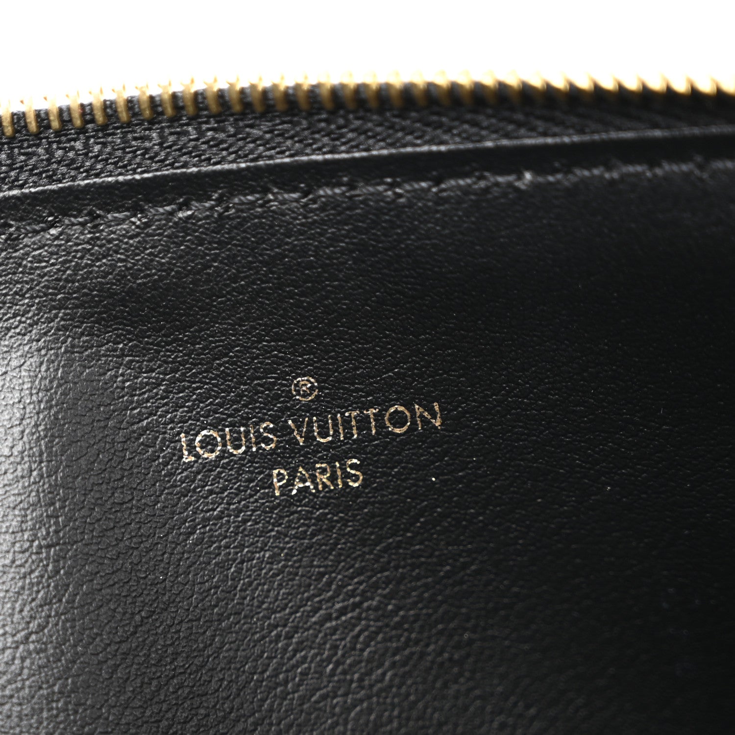 Louis Vuitton Empreinte Felicie Chain Wallet Zippered Insert Black 6 of 7