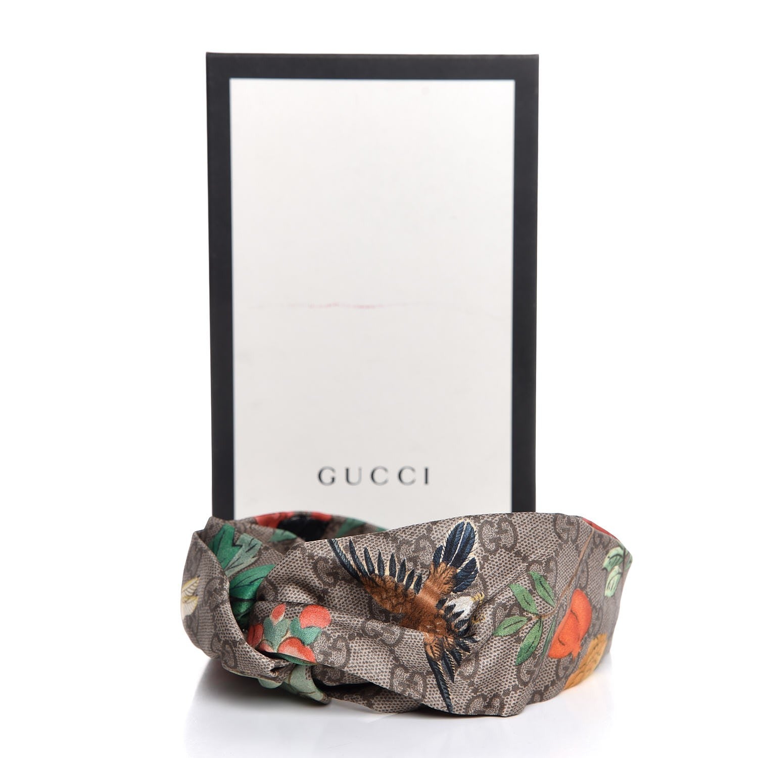Gucci Silk Monogram Tian Print Headband 9 of 9