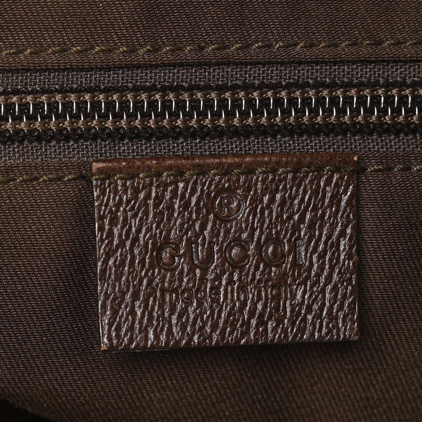 Monogram Web Medium Flat Messenger Bag Brown