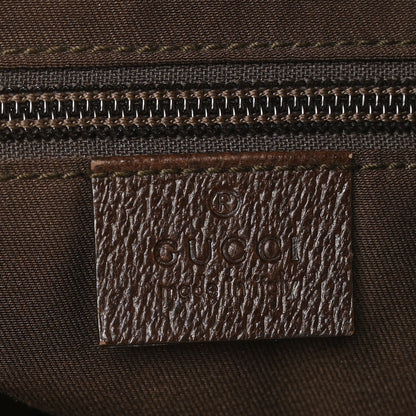 Gucci Monogram Web Medium Flat Messenger Bag Brown 5 of 6