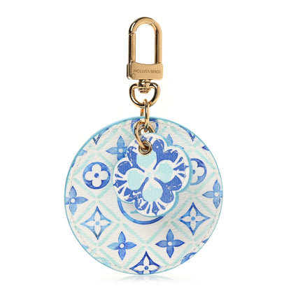 Louis Vuitton Monogram Giant By The Pool 2.0 Illustre Resort Bag Charm Key Holder Lagoon Blue 1 of 4