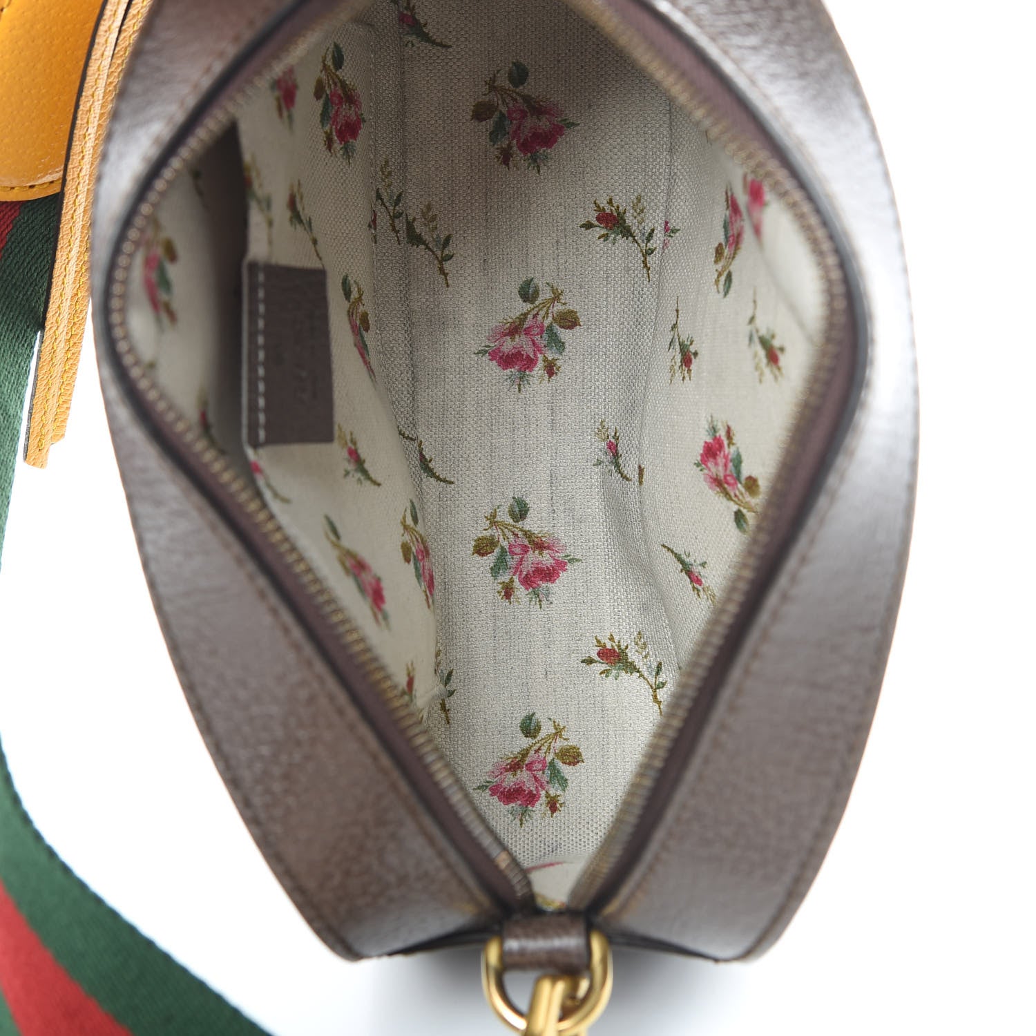 Gucci GG Supreme Monogram Web Neo Vintage Shoulder Bag Beige New Acero Crop 5 of 11