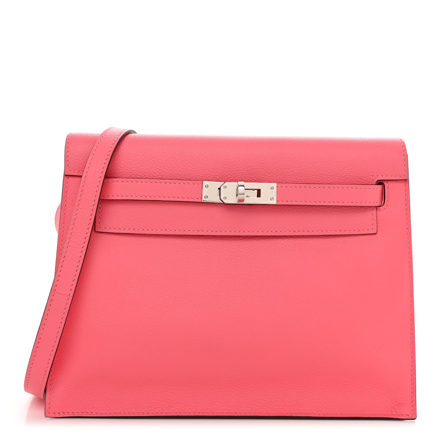 Hermes Evercolor Kelly Danse II Belt Bag Rose Azalee 1 of 10
