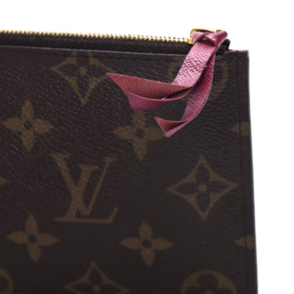 Louis Vuitton Monogram Felicie Chain Wallet Zippered Insert Fuchsia 9 of 9