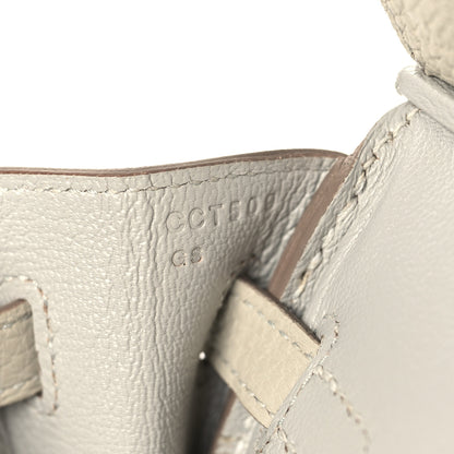 Hermes Togo Birkin 25 Gris Perle 12 of 15