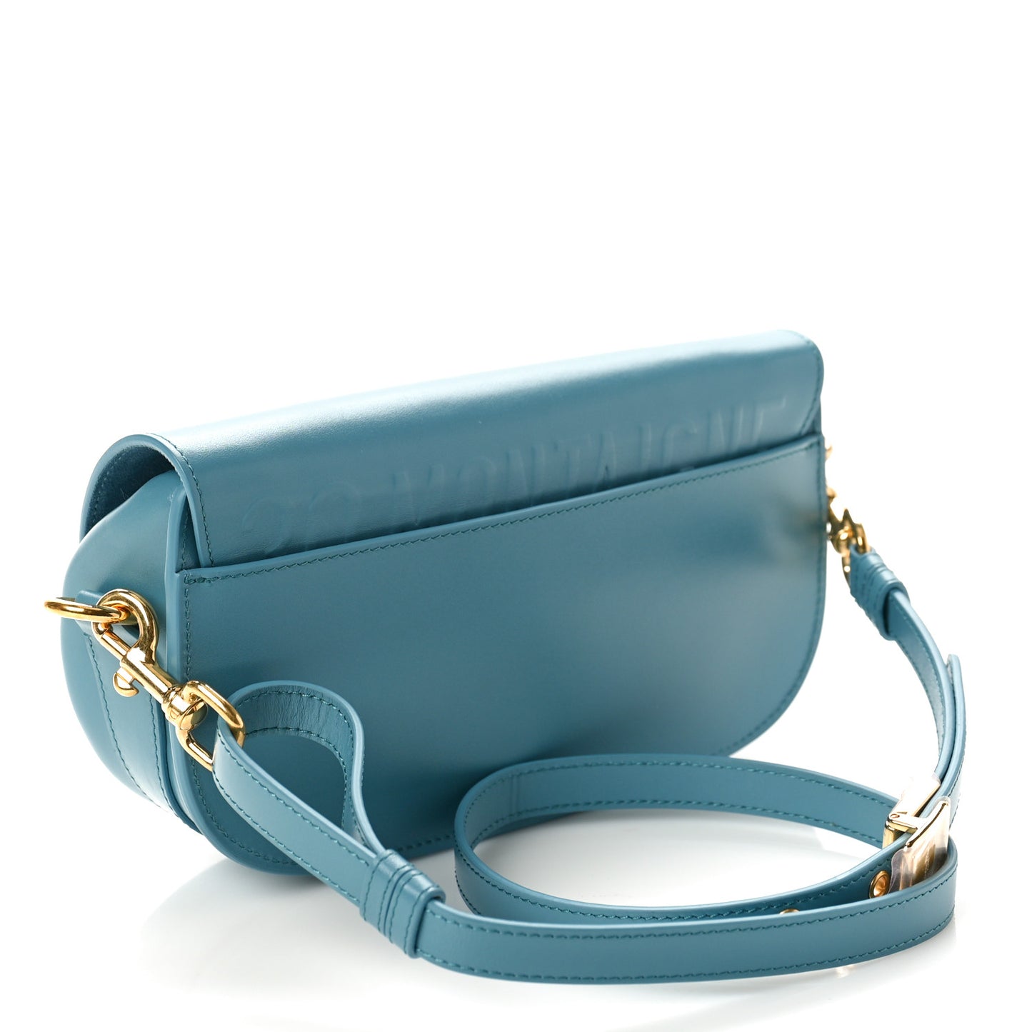 Box Calfskin East West Bobby Bag Blue