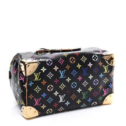 Louis Vuitton Monogram Multicolor Speedy 30 Black 3 of 12