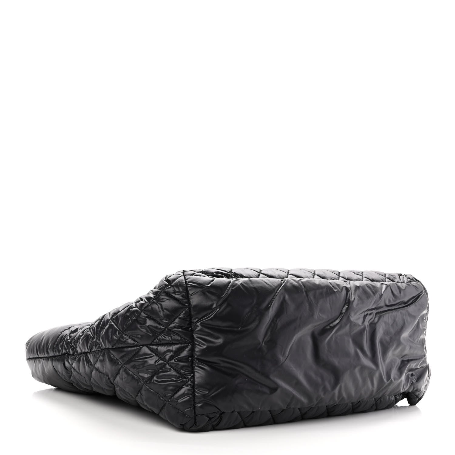 Chanel Nylon Quilted Large Coco Cocoon Tote Black 4 of 10