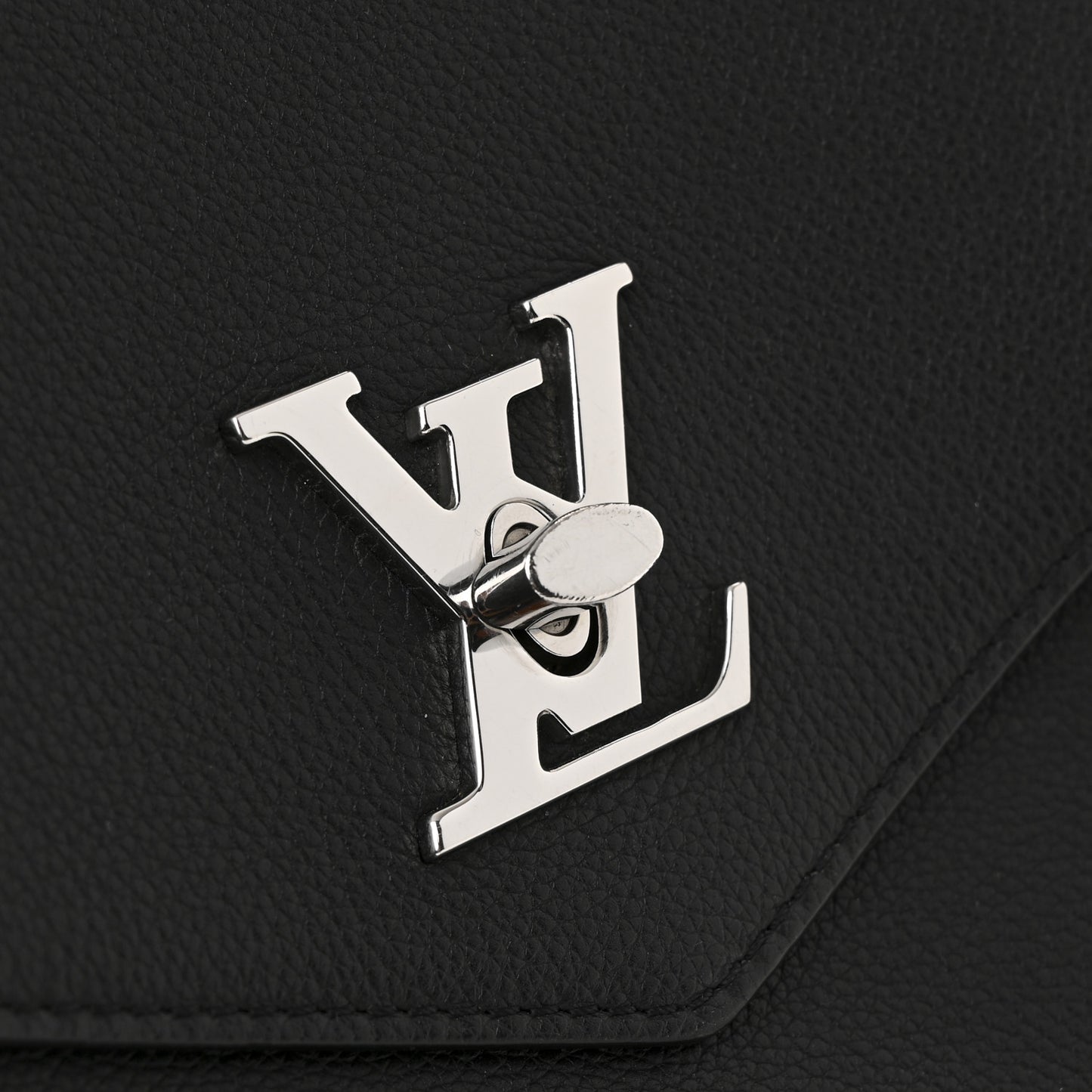 Soft Calfskin My Lockme Top Handle Black