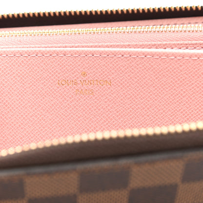 Louis Vuitton Damier Ebene Zippy Wallet Rose Ballerine 6 of 7