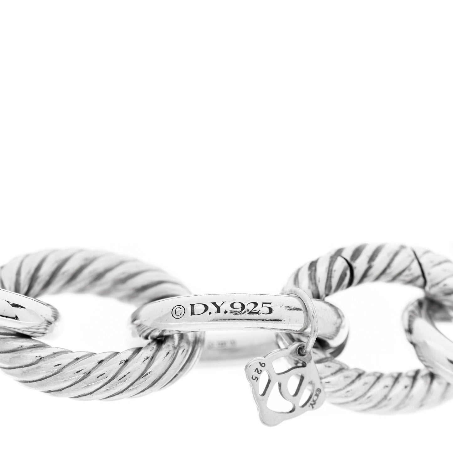 Sterling Silver 17mm Extra Large Oval Link Bracelet