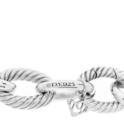 David Yurman Sterling Silver 17mm Extra Large Oval Link Bracelet 3 of 3