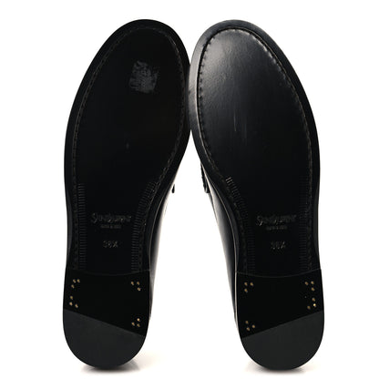 Saint Laurent Calfskin Le Loafer 15 Moccasin 38.5 Black 6 of 9