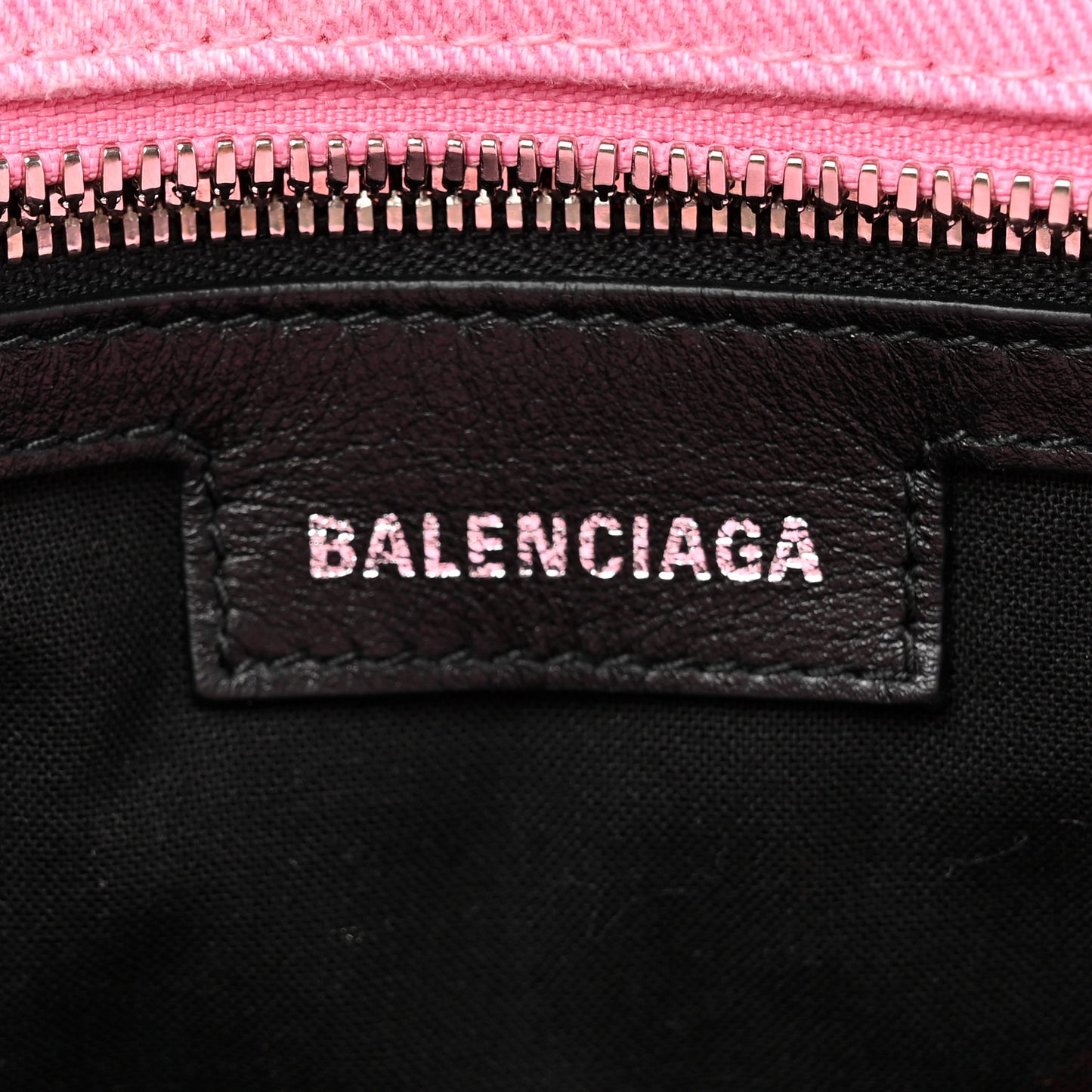 Denim BB Monogram Neo Cagole Handbag XS Pink