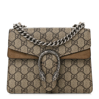 Gucci GG Supreme Monogram Mini Dionysus Shoulder Bag Taupe 1 of 11