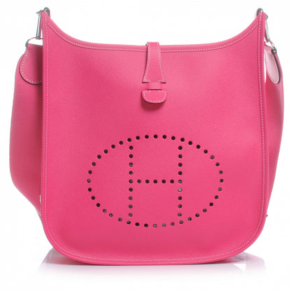 Hermes Epsom Evelyne III PM Rose Tyrien 1 of 8