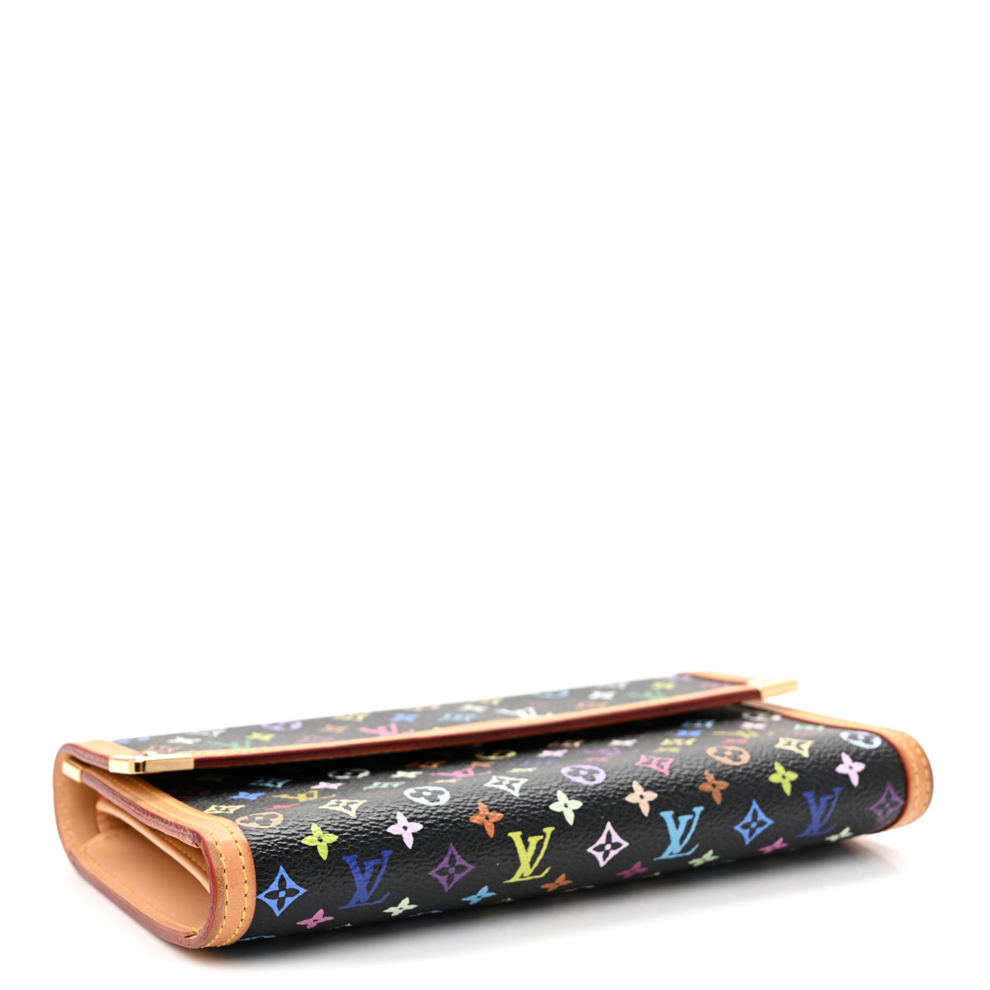 Monogram Multicolor Porte Tresor International Wallet Black