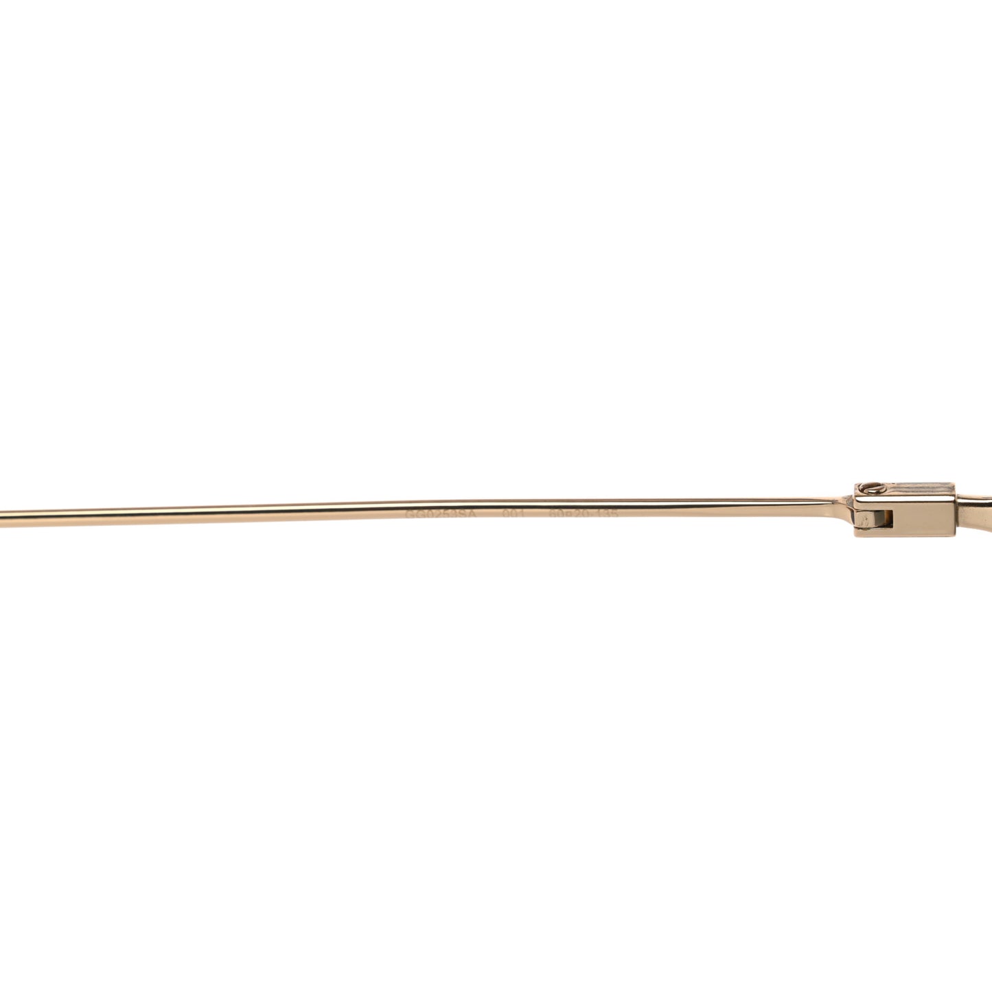 Metal Round Pearl Tip Sunglasses GG0253S Gold