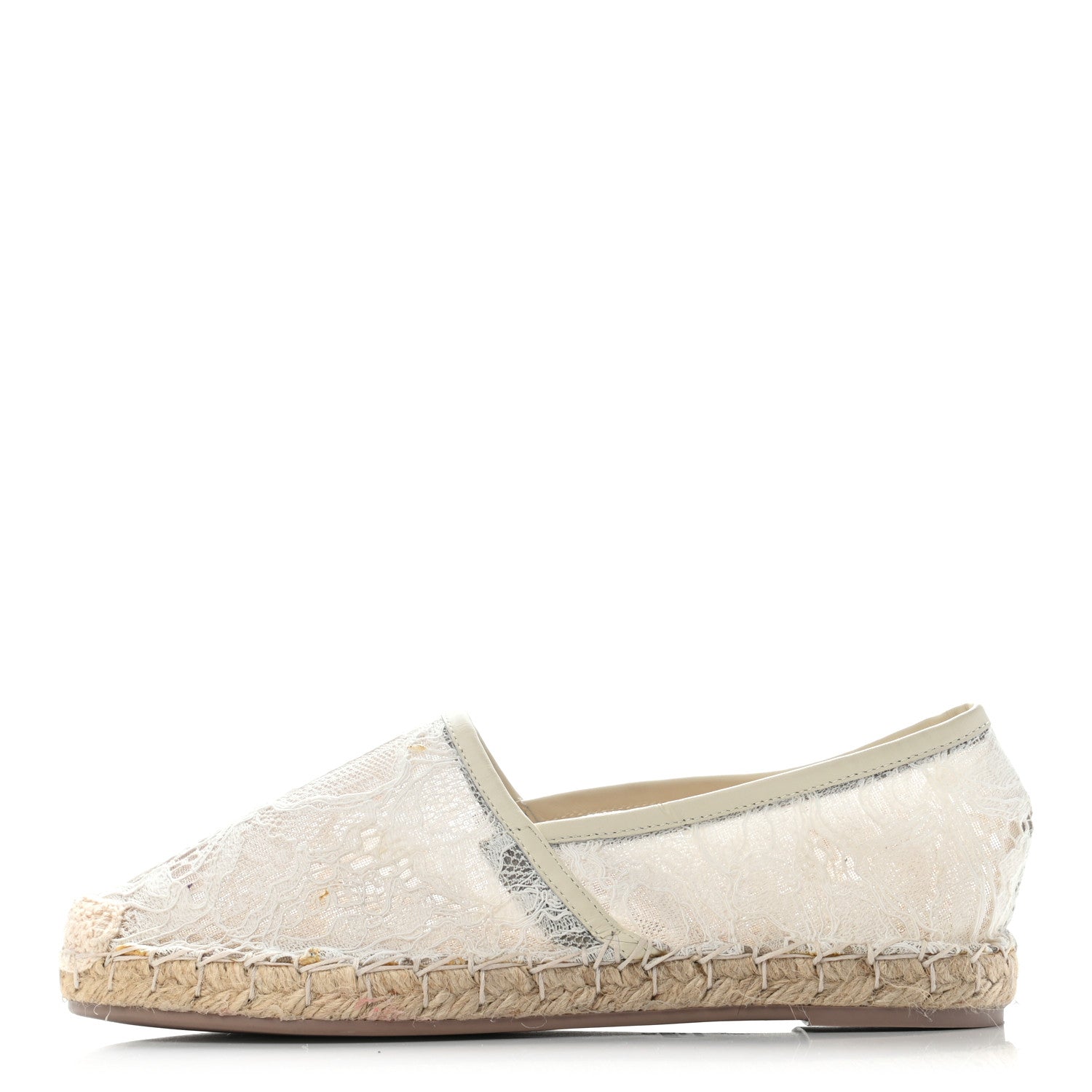 Valentino Garavani Lace Espadrilles 36 White 1 of 11