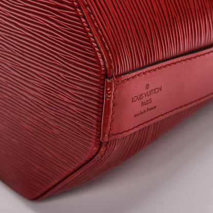 Louis Vuitton Epi Sac D'Epaule Castillan Red 11 of 14